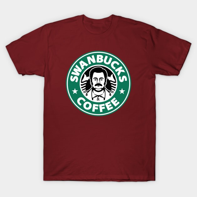 Swanbucks Coffee T-Shirt by DCLawrenceUK